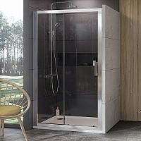 Душевая дверь Ravak 0ZVD0U00Z1 10DP2-110 раздвижная 10°, сатин + транспарент