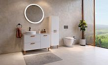 Тумба с раковиной Creavit Patara PT0100.42.MBY + LP140-00CB00E-0000