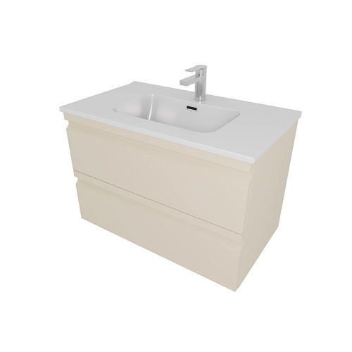 Тумба с раковиной Aquatek Вега AQ77080-LC купить недорого в интернет-магазине Керамос