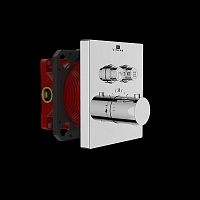 Смеситель Vincea VSCV-321TCH для душа, двухфункциональный, термостатический, хром