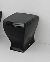 Чаша унитаза Artceram JZV002 03 00 nero JAZZ приставной, 36х54 см, черная