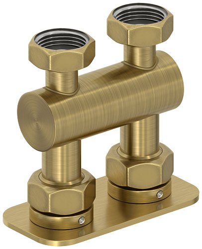 Модуль Сунержа 051-1539-3434, 2х3/4" прямой EU50, состаренная латунь Модуль Сунержа 051-1539-3434, 2х3/4" прямой EU50, состаренная латунь