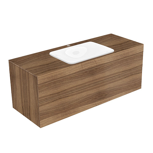 Тумба Keuco 31573680100 Edition 400 под умывальник 140х53.5 см, орех/орех купить недорого в интернет-магазине Керамос