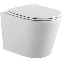 Унитаз подвесной Aquatek AQ1904-00 Вега 49х36 см, безободковый, белый