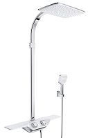 Душевая система Kludi 8020091-00 Cockpit Discovery c термостатом, белый,хром