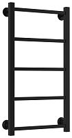 Полотенцесушитель водяной Сунержа 17640-8040 Версия-КН Стилье  800х400 мм (5) П 20х20 мм, черный