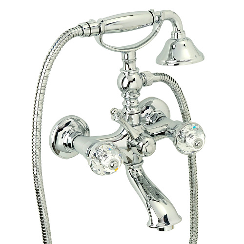 Смеситель Migliore 28003 Prestige Crystal для ванны внешний, хром Смеситель Migliore 28003 Prestige Crystal для ванны внешний, хром