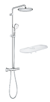 Сет 2176 26670000, Душевая система (Chrome) 27596000, Мыльница (White)