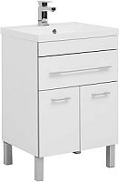 Тумба с раковиной Aquanet 00213028 Верона, 58х48 см, белая