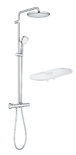 Сет 2176 26670000, Душевая система (Chrome) 27596000, Мыльница (White)