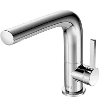 Смеситель Keuco 51505050100 Edition 400 для умывальника однорычажный, излив 15 см, никель шлифованный