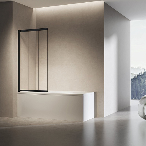 Шторка на ванну Vincea VSB-6E VSB-6E900CLB-L Шторка на ванну Vincea VSB-6E VSB-6E900CLB-L