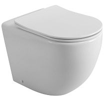 Унитаз приставной BelBagno SFERA-R BB2141CBR/SC