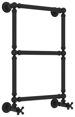 Полотенцесушитель водяной Сунержа 31-0280-6640 Ренессанс 660х400 мм, матовый черный Полотенцесушитель водяной Сунержа 31-0280-6640 Ренессанс 660х400 мм, матовый черный