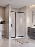 Душевая дверь в нишу BelBagno UNO-195 UNO-195-BF-3-120-P-NERO