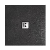 Душевой поддон BelBagno Uno TRAY-MR-UNO-A-90-35-NERO-CR Душевой поддон BelBagno Uno TRAY-MR-UNO-A-90-35-NERO-CR