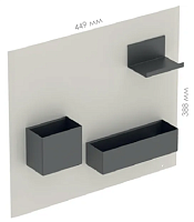 Сет № 1869 500.649.JL.2, Магнитная доска (Sand Matt)