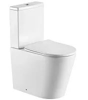 Унитаз напольный Aquatek AQ1273S-00 Оберон 59х36 см, безободковый, белый