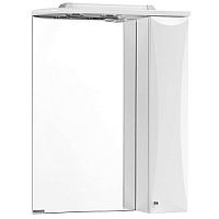 Зеркальный шкаф Акватон 1A034002DJ01R Джимми 57 правый, 59х80 см, белый,хром глянец