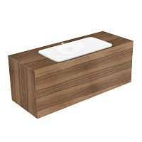 Тумба Keuco 31583680100 Edition 400 под умывальник 140х53.5 см, орех/орех