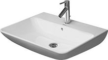 Раковина Duravit 2335650030 ME by Starck с переливом, с 3 отв. под смеситель, белая, 65x49 см