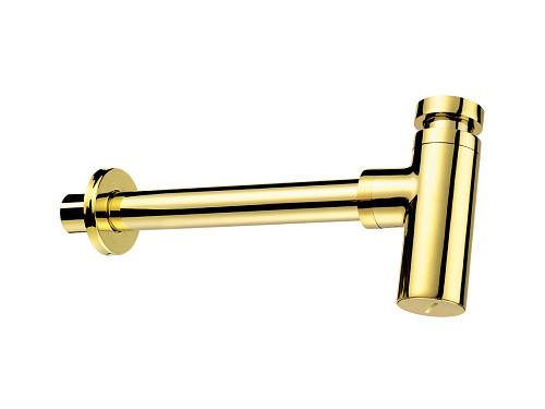 Сифон Deante NHC_Z31K Cascada для раковины Round, под донный клапан, золото Сифон Deante NHC_Z31K Cascada для раковины Round, под донный клапан, золото