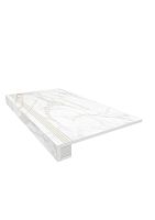 Глазурованный керамогранит  SUPREME  SM02_33*120_Ступень_непол.(прямоугол. бортик)_и_Подступенок14,5*120_Комплект Глазурованный керамогранит  SUPREME  SM02_33*120_Ступень_непол.(прямоугол. бортик)_и_Подступенок14,5*120_Комплект