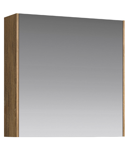 Зеркальный шкаф Aqwella MOB0406+MOB0717DB Mobi подвесной 61х60 см, дуб балтийский снят с производства