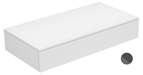Тумба Keuco 31750110000 Edition 400 боковая 105х53.5 см, антрацит/стекло глянцевое антрацит купить недорого в интернет-магазине Керамос Тумба Keuco 31750110000 Edition 400 боковая 105х53.5 см, антрацит/стекло глянцевое антрацит купить недорого в интернет-магазине Керамос
