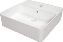 Раковина Deante CGS_6U4B Square накладная 42х42 см, белая