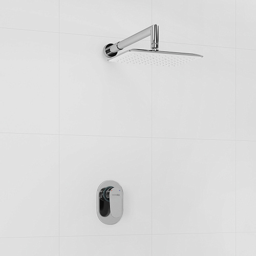 Встраиваемый комплект WasserKRAFT А12031 для душа с верхней душевой насадкой Встраиваемый комплект WasserKRAFT А12031 для душа с верхней душевой насадкой