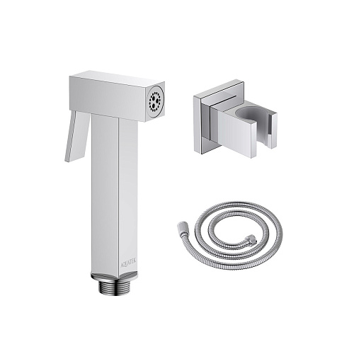 Ручной душ Aquatek AQ2053CR гигиенический со шлангом 120 см и держателем, хром Ручной душ Aquatek AQ2053CR гигиенический со шлангом 120 см и держателем, хром