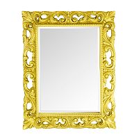 Зеркало Migliore 30489 прямоугольное ажурное 74х93х3.5 см, золото сусальное