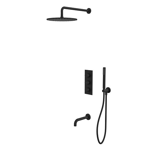 Смеситель скрытого монтажа Whitecross Y black YSET11BL Смеситель скрытого монтажа Whitecross Y black YSET11BL