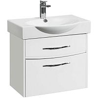 Тумба Акватон 1A1969K1IF010 Инфинити с раковиной, 65х44 см, белый глянец