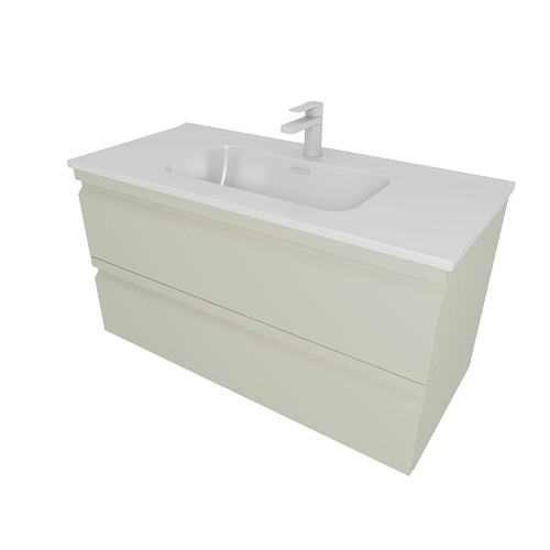 Тумба с раковиной Aquatek Вега AQ77100-GS купить недорого в интернет-магазине Керамос