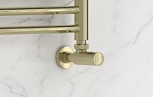 Вентиль Сунержа 020-1400-1212 угловой, (цилиндр) G 1/2" НР х G 1/2" НР, шампань