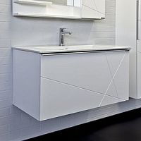 Тумба-умывальник Comforty 00-00010665 Мерано подвесная, 90х47 см, белая