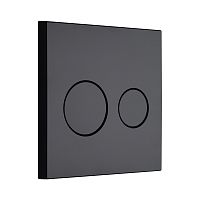 Смывная клавиша KKPol 350/PPC/072-00-00 Uni P01 для инсталляции, черный матовый