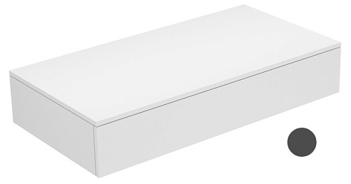 Тумба Keuco 31750710000 Edition 400 боковая 105х53.5 см, белый/стеклое матовое антрацит купить недорого в интернет-магазине Керамос Тумба Keuco 31750710000 Edition 400 боковая 105х53.5 см, белый/стеклое матовое антрацит купить недорого в интернет-магазине Керамос