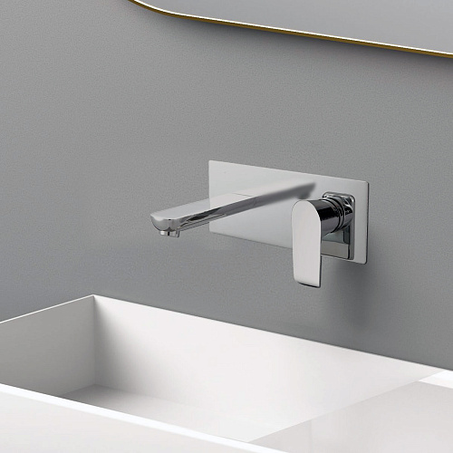 Смеситель Vincea VBFW-1E1CH Esse для раковины, встраиваемый, хром