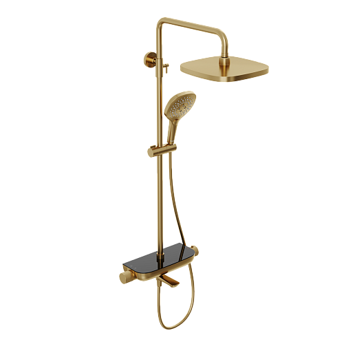 Душевая система с термостатом ABELSBERG Lineara SNS52891BG