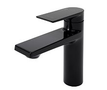 Смеситель WasserKRAFT 6603 Glan для умывальника, черный глянец Смеситель WasserKRAFT 6603 Glan для умывальника, черный глянец