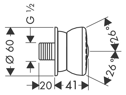 Форсунки Hansgrohe  28467000