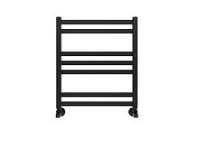 Полотенцесушитель водяной Aquatek AQ KP0760BL Лира П7 50х60 см, подключение нижнее/диагональное, черный муар