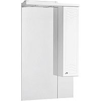 Зеркальный шкаф Акватон 1A008202DO01R Домус 65х110 см, правый, белый,хром глянец