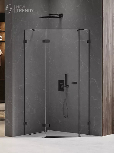 Душевое ограждение New Trendy AVEXA Black EXK-3881 купить недорого в интернет-магазине Керамос