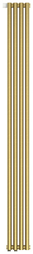 Радиатор Сунержа 051-0320-1804 Эстет-0 отопительный н/ж EU50 левый 1800х180 мм/ 4 секции, состаренная латунь