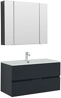 Комплект мебели Aquanet 00274201 Алвита New для ванной комнаты, серый