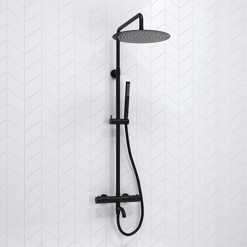 Душевая система WasserKRAFT  A288.160.217.BM Thermo